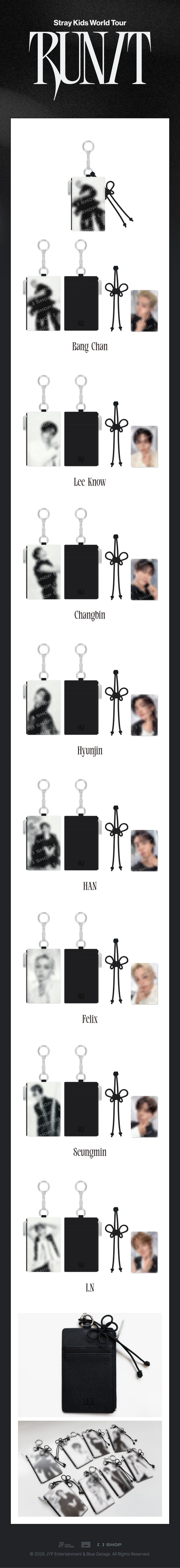 [PRE-ORDER.] STRAY KIDS - RUN IT MD (CARD HOLDER KEYRING)