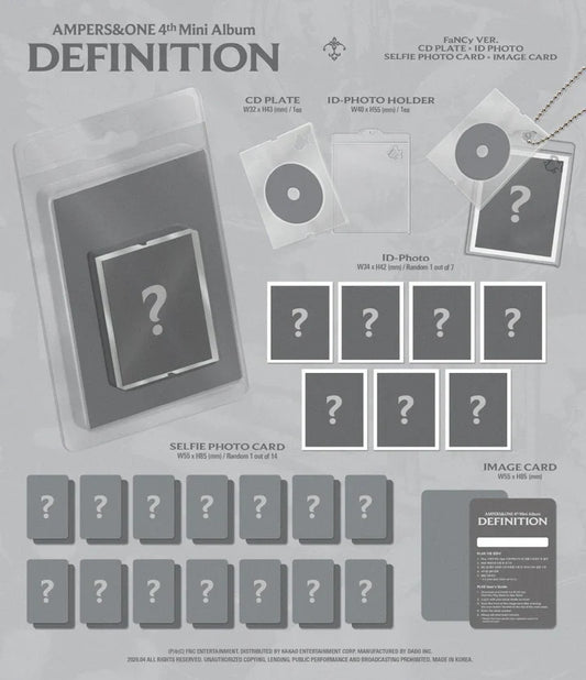 AMPERS&ONE - DEFINITION [4th Mini Album] - (FANCY Ver.)