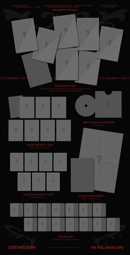 AMPERS&ONE - DEFINITION [4th Mini Album] - (WE Ver.)