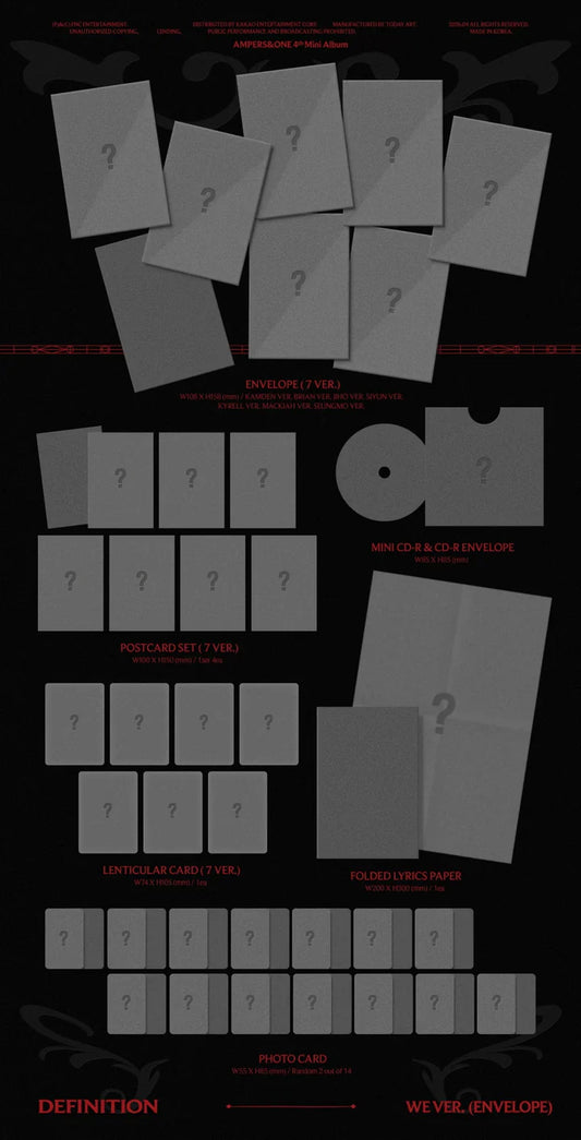 AMPERS&ONE - DEFINITION [4th Mini Album] - (WE Ver.)