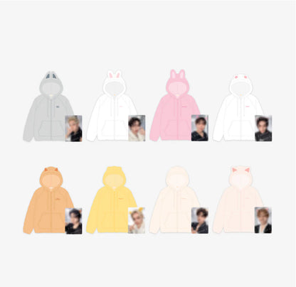 [PRE-ORDER.] STRAY KIDS - RUN IT MD (SKZOO FLEECE HOOD ZIP-UP)