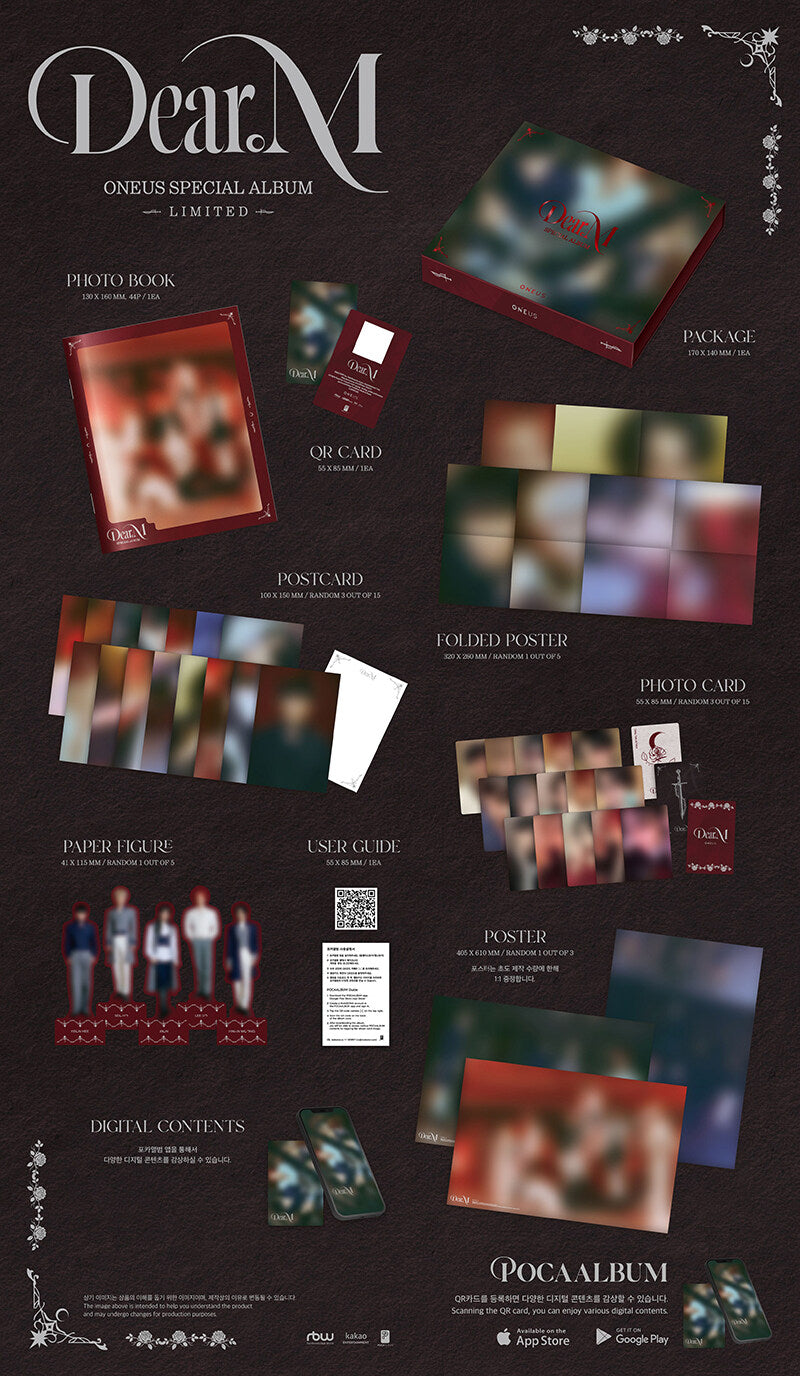 ONEUS - SPECIAL ALBUM Dear.M (POCAALBUM)