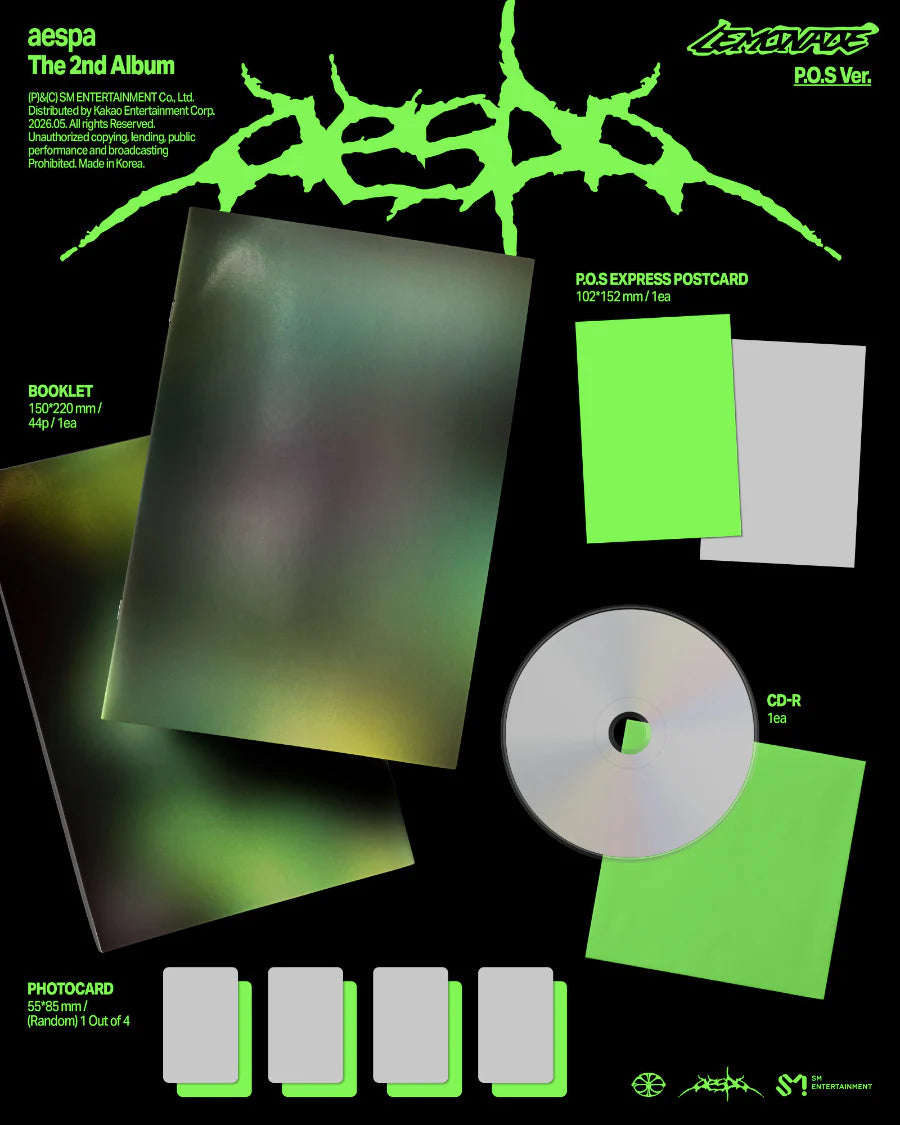 [PRE-ORDER] aespa - LEMONADE [2nd Album] - P.O.S Ver.