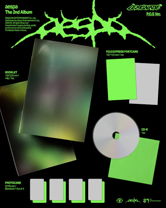 [PRE-ORDER] aespa - LEMONADE [2nd Album] - P.O.S Ver.