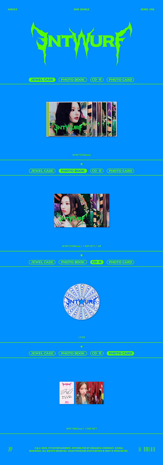 NMIXX - (2nd Single)  ENTWURF  [Jewel Case Ver.]