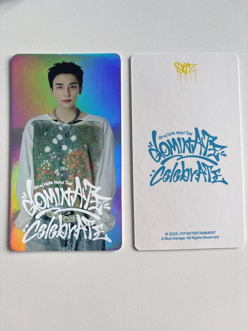 HYUNJIN (Stray Kids) - DominATE: CelebrATE Trading Card.