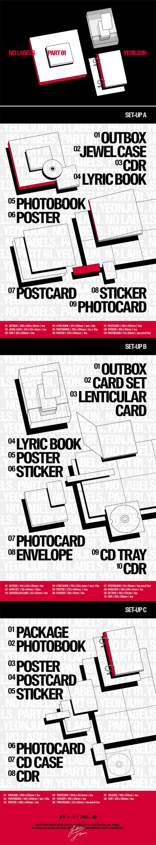 (PRE-ORDER) YEONJUN - No Labels: Part 01  [Standard Version]