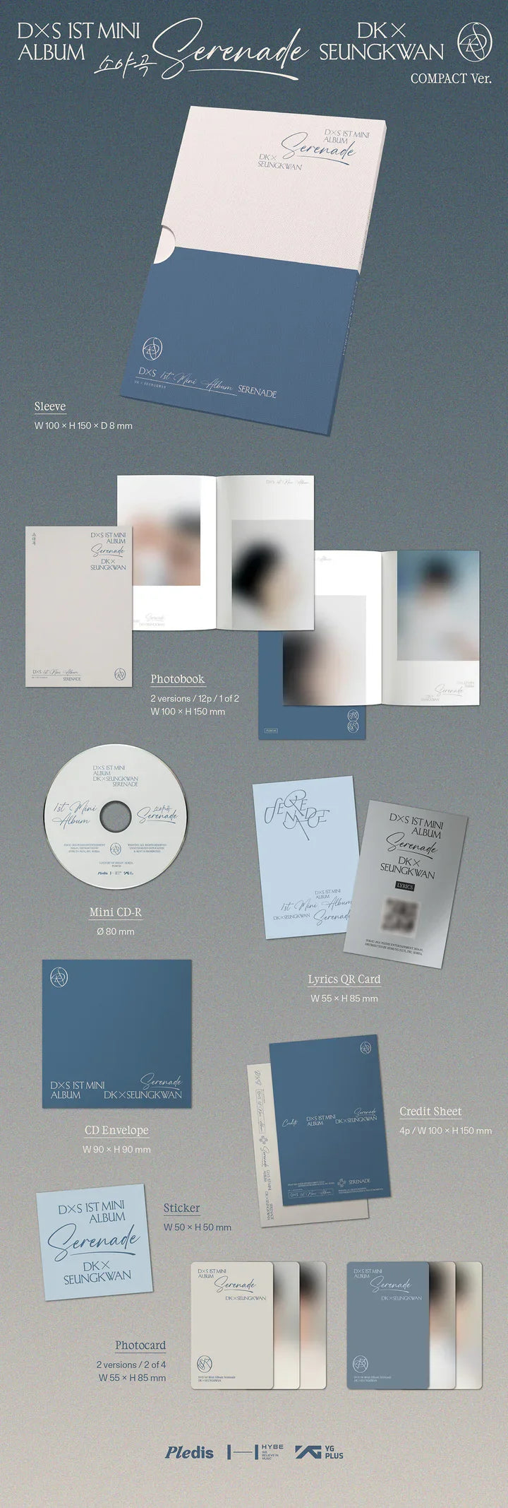 DK X SEUNGKWAN (SEVENTEEN) - Serenade [1st Mini Album - COMPACT Ver.]