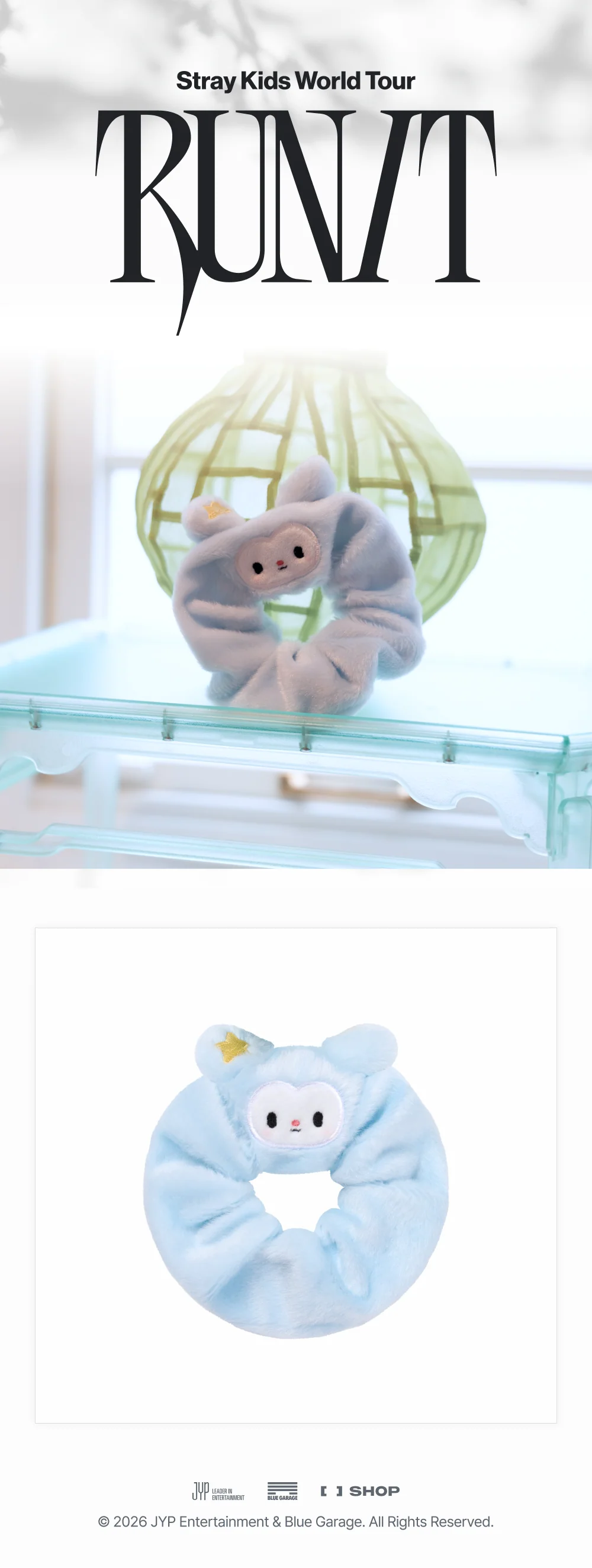 [PRE-ORDER.] STRAY KIDS - RUN IT MD (TASY SCRUNCHIE)