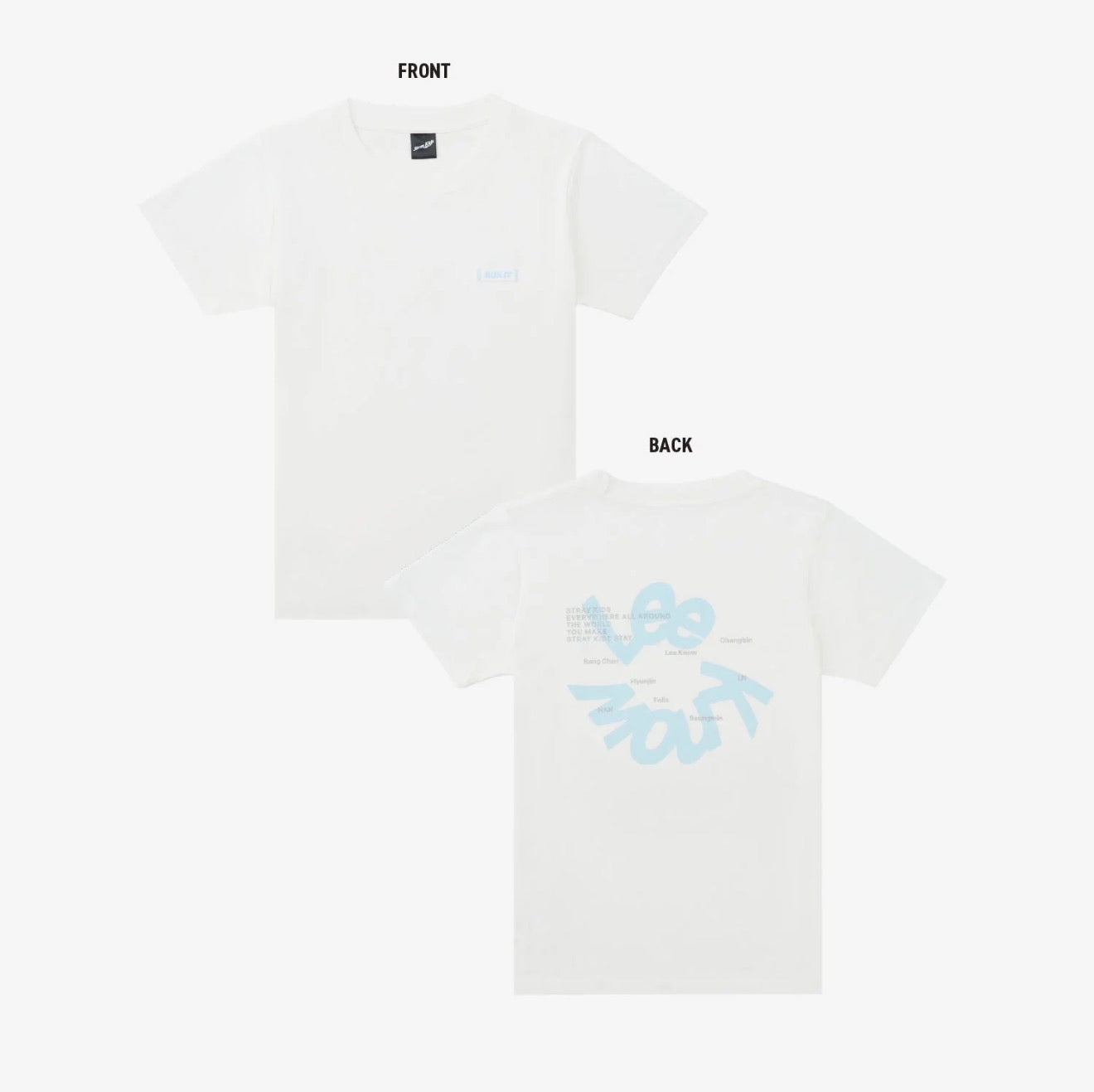 [PRE-ORDER.] STRAY KIDS - RUN IT JAPAN TOUR MD (T-SHIRT.)