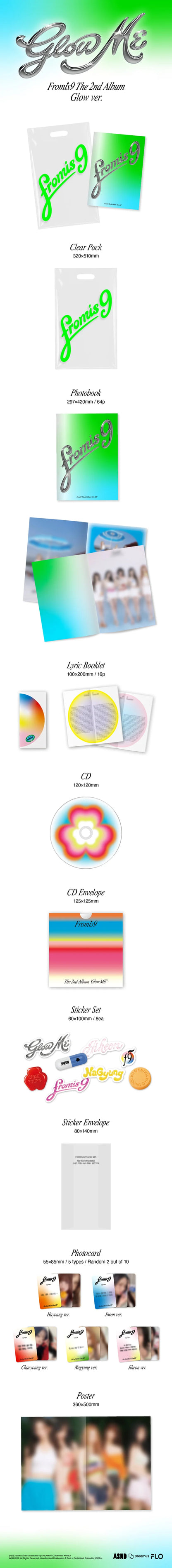 {PRE ORDER] fromis_9 - Glow ME Album (GLOW VER.)
