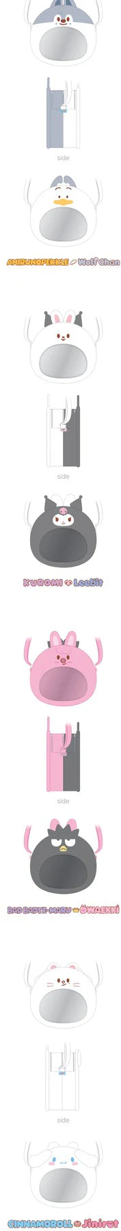 [PRE-ORDER] STRAY KIDS - SKZOO X SANRIO CHARACTERS - (PLUSH PVC CROSS BAG.)