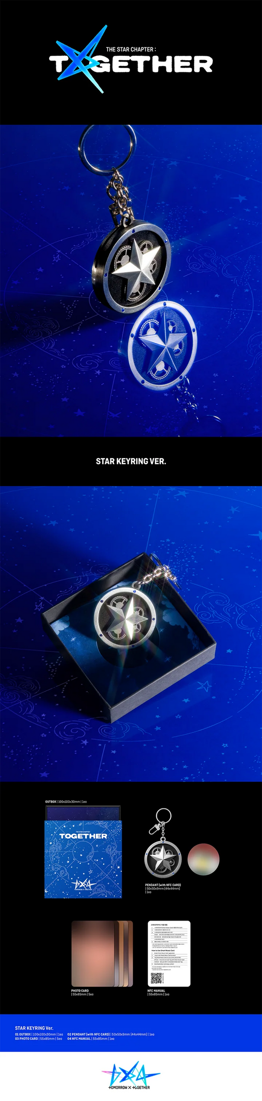 Tomorrow X Together (TXT) - The Star Chapter: Together [Star Keyring Version]