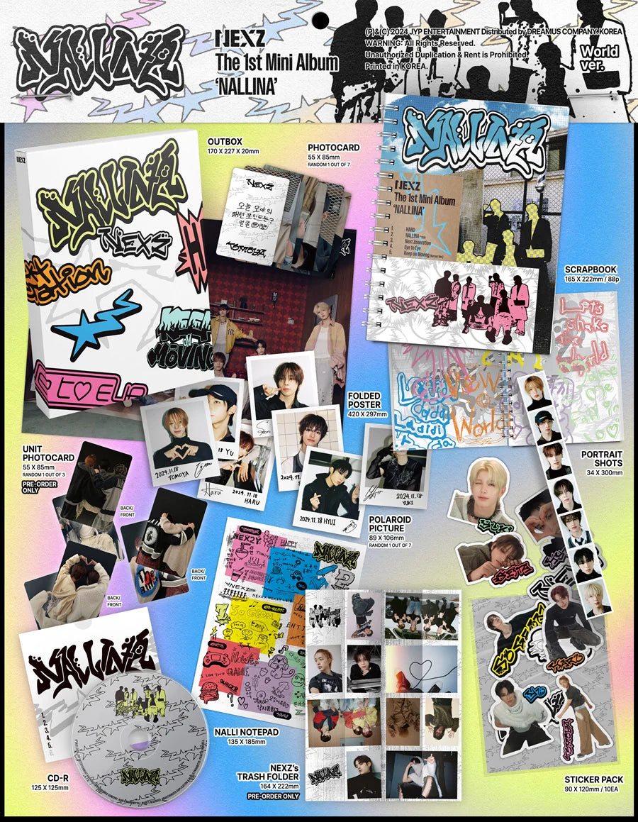 NEXZ - 1st Mini Album NALLINA [Limited Edition]