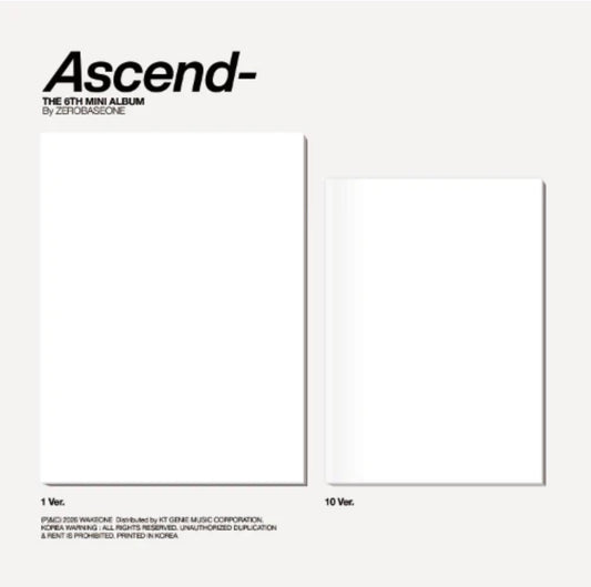 ZEROBASEONE - Ascend [6th Mini Album] Photobook Ver.