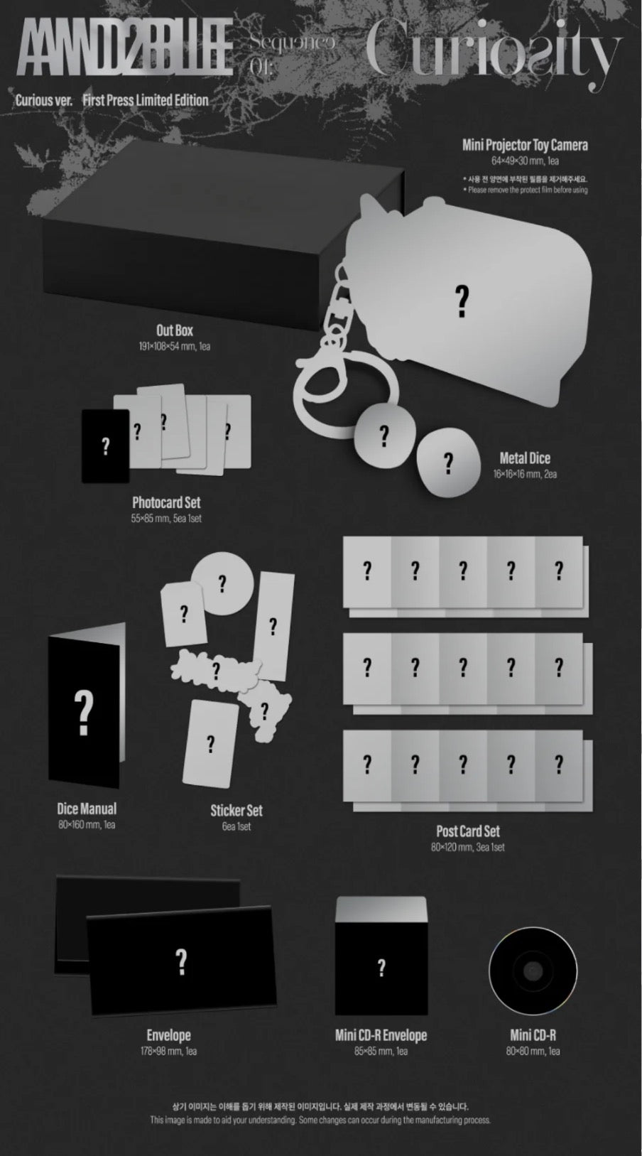 AND2BLE - Sequence 01: Curiosity [1st Mini Album] - Limited Ver.