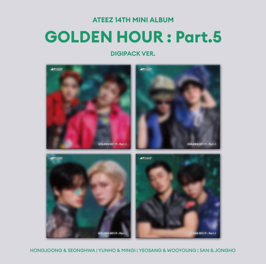 ATEEZ - GOLDEN HOUR; PART 5. (UNIT DIGIPACK.)