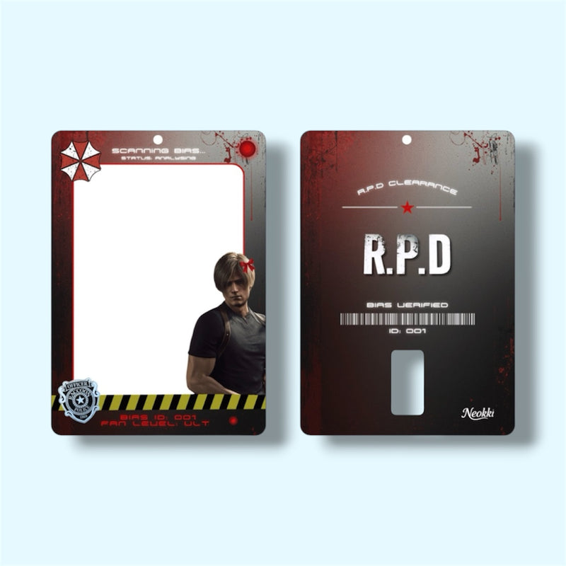 [PRE-ORDER]  BIAS FILE 001; CLASSIFIED (LEON KENNEDY EDITION) - Photocard Holder.