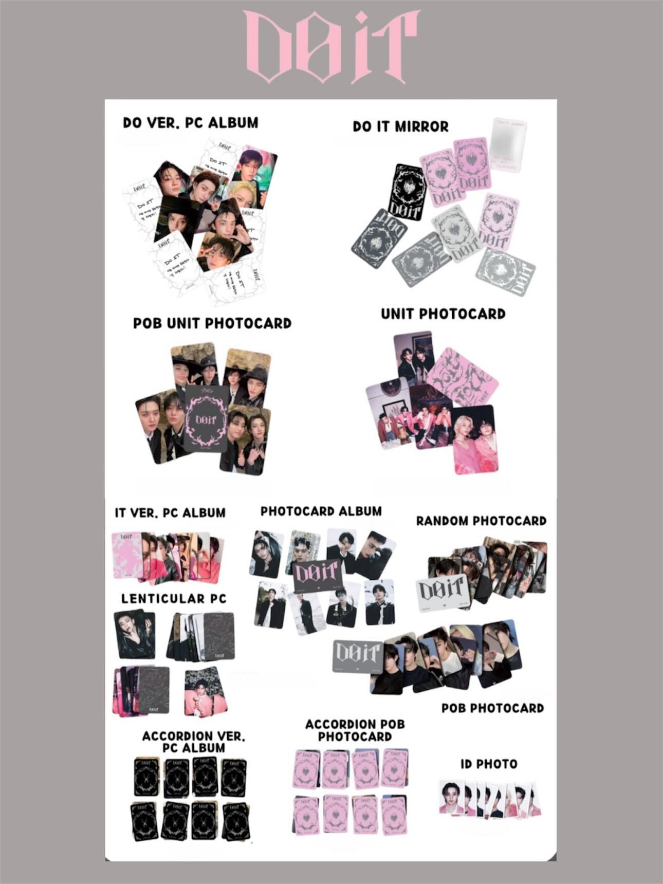(PRE-ORDER) Stray Kids - DO IT: Album PC Set. [MEMBER CHOICE.]