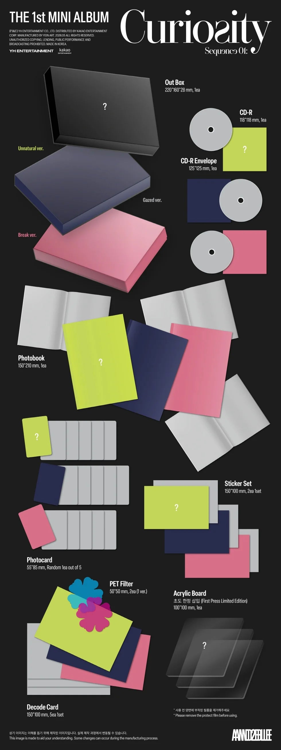 AND2BLE - Sequence 01: Curiosity [1st Mini Album] - Standard Ver.