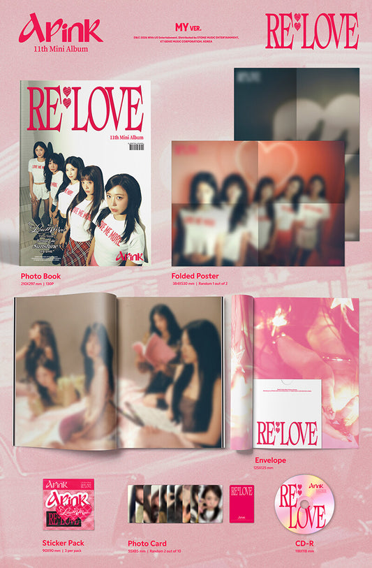 (PRE-ORDER) APINK - [Mini 11th Album] RE : LOVE [MY VER.]