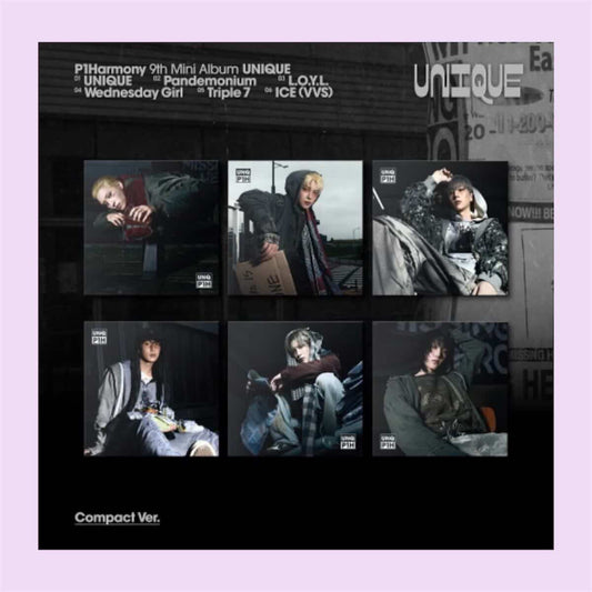 P1HARMONY - 9th Mini Album [UNIQUE] (Compact Ver.)