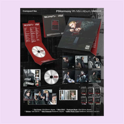 P1HARMONY - 9th Mini Album [UNIQUE] (Compact Ver.)