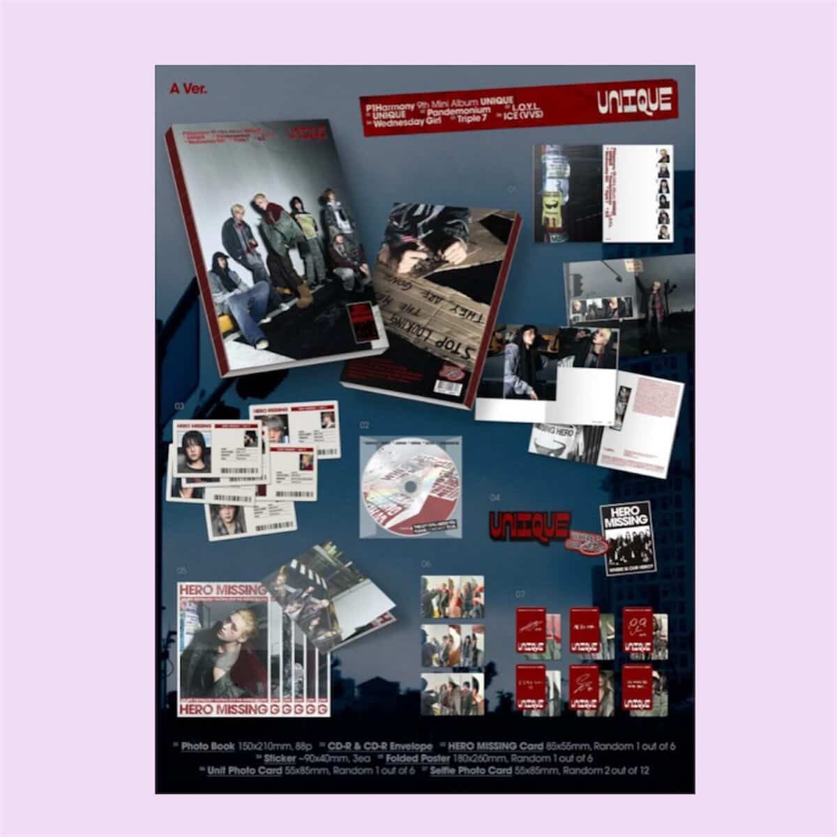 P1HARMONY - 9th Mini Album [UNIQUE] (Photo Book Ver.)