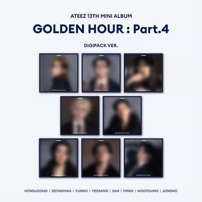 (PRE-ORDER) ATEEZ - GOLDEN HOUR; PART 4. (DIGIPACK.)