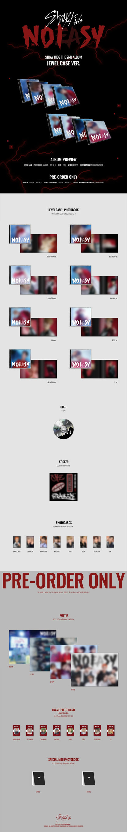 STRAY KIDS - NOEASY - [Jewelcase.]
