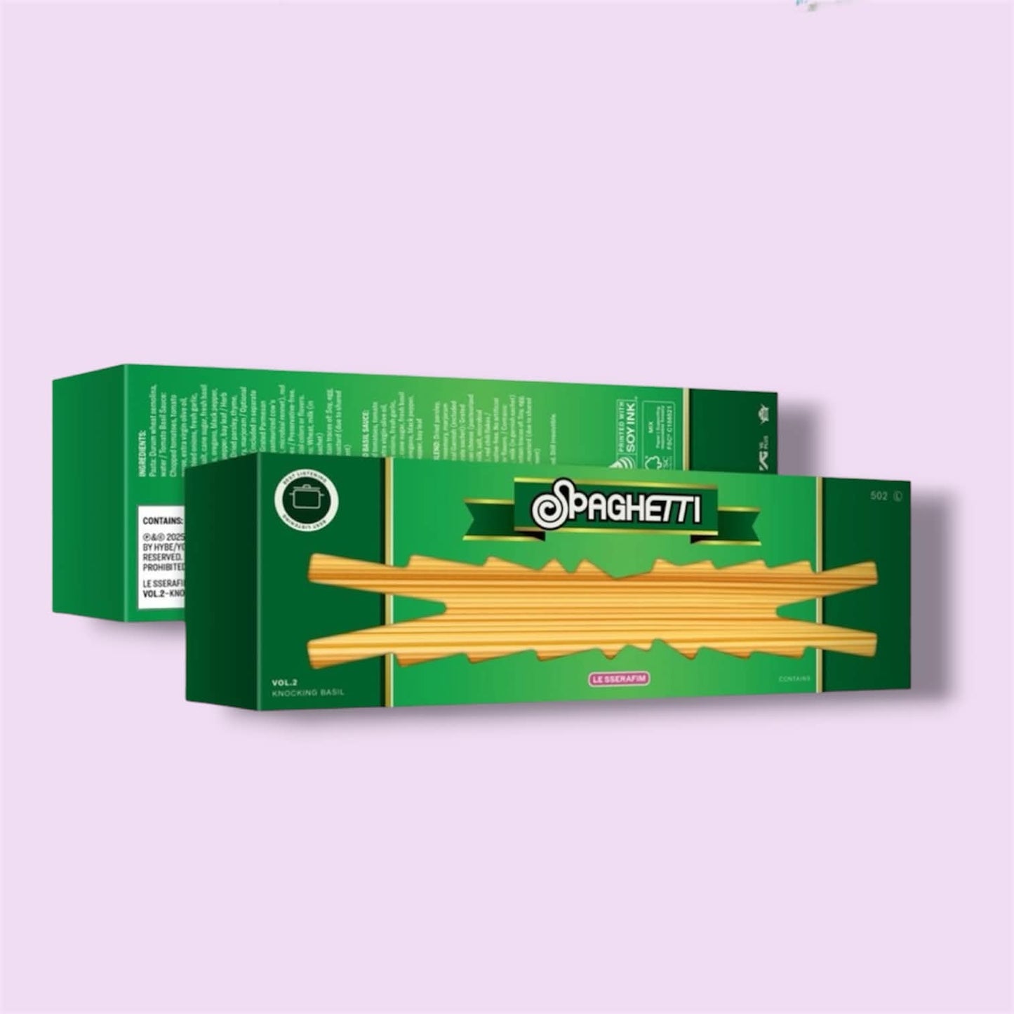 LE SSERAFIM - SPAGHETTI. (KNOCKING BASIL VER.)