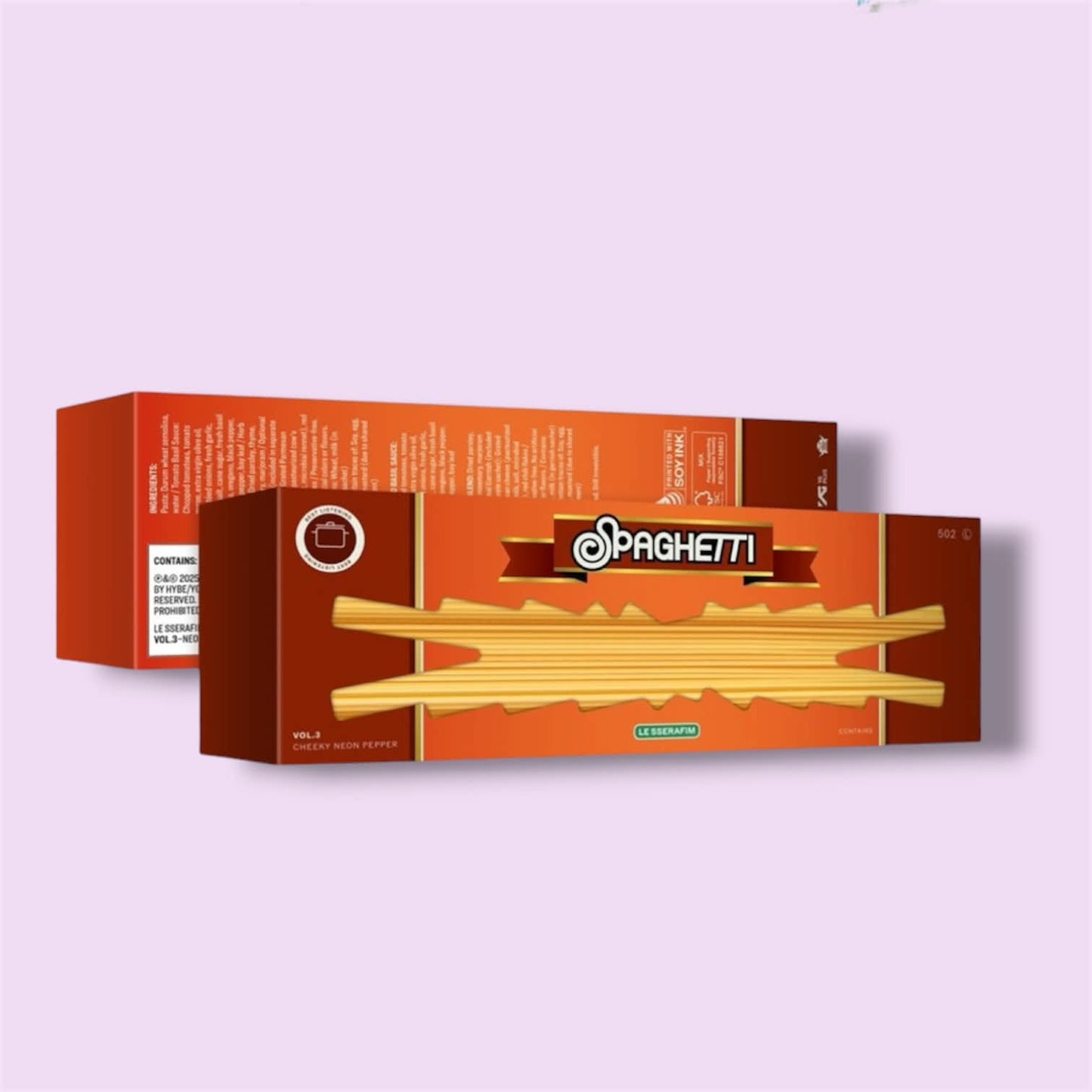 LE SSERAFIM - SPAGHETTI. (CHEEKY NEON PEPPER VER.)