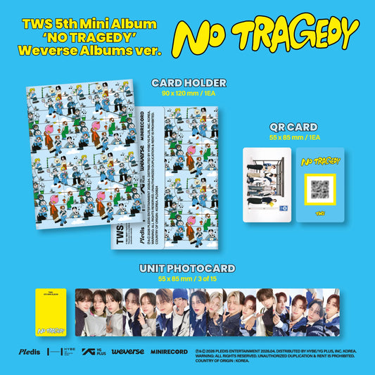 [PRE-ORDER] TWS - NO TRAGEDY [5th Mini Album] - WeVerse Ver.