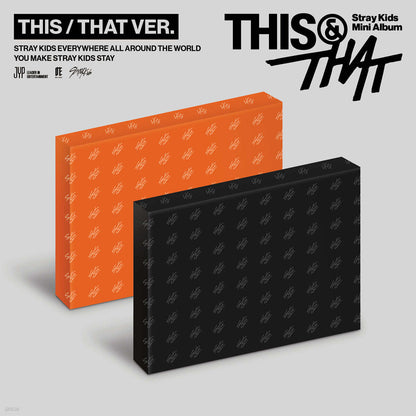 [PRE-ORDER] STRAY KIDS - THIS & THAT (THIS & THAT VER.) {RANDOM POB.}
