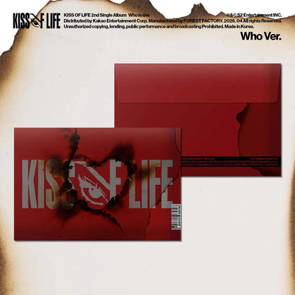 KISS OF LIFE - [2nd Single Album] Who Is She (Who Ver.)