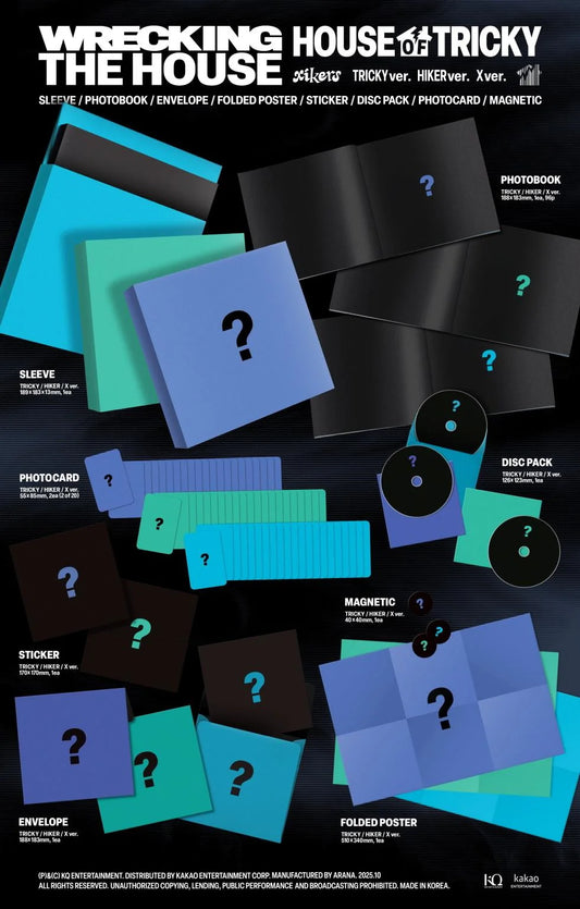 (PRE-ORDER) xikers [HOUSE OF TRICKY: WRECKING THE HOUSE]
