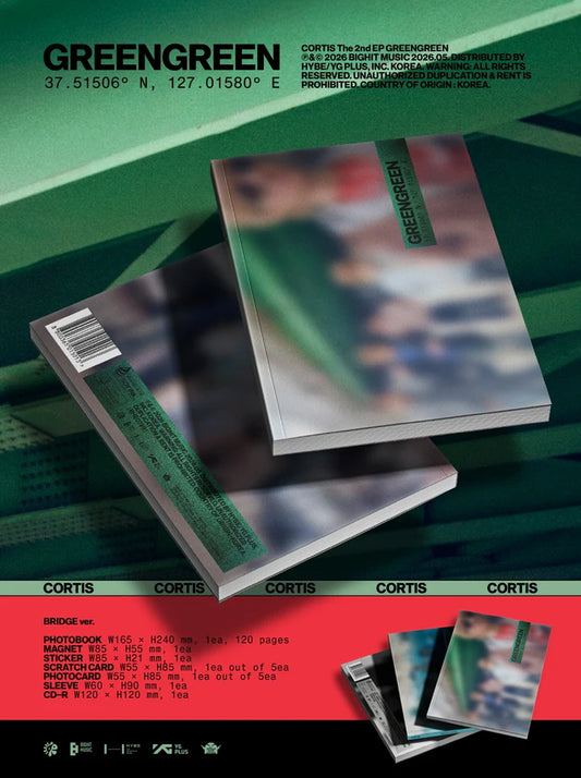 [PRE-ORDER] CORTIS - GREENGREEN [2nd EP Album]