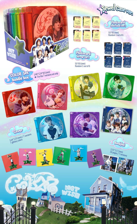 NCT WISH - 3rd Mini Album COLOR (Jewel Case Ver.) [RANDOM.]