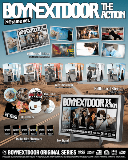 BOYNEXTDOOR - The Action. [FRAME VER.]