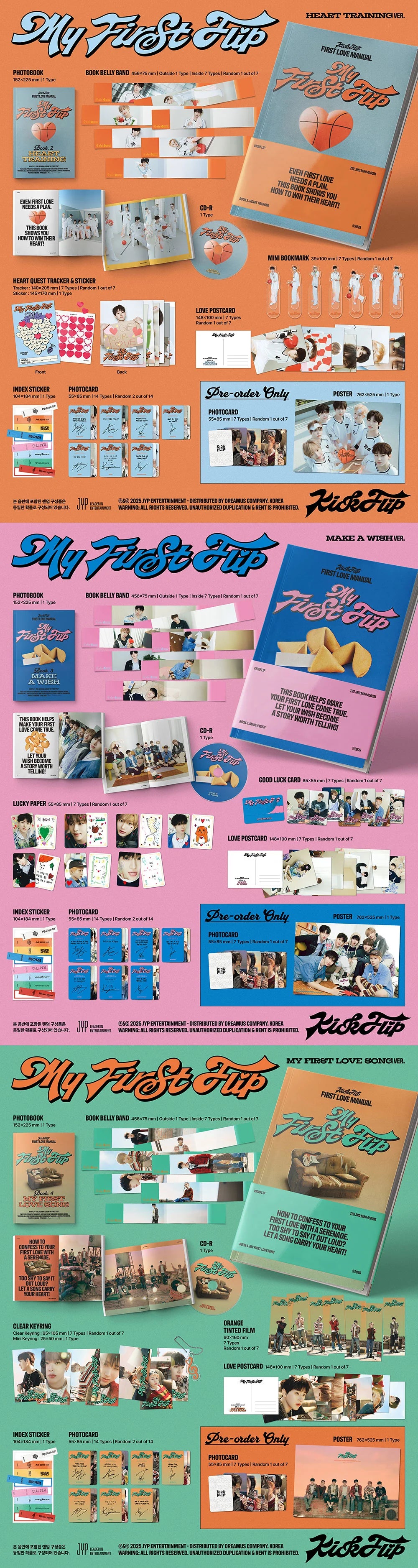 KickFlip - MY FIRST FLIP [3rd Mini Album - Photobook Ver.] (RANDOM.)