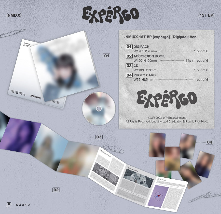 NMIXX - [1st EP]  expérgo (Digipack Ver.) [RANDOM]