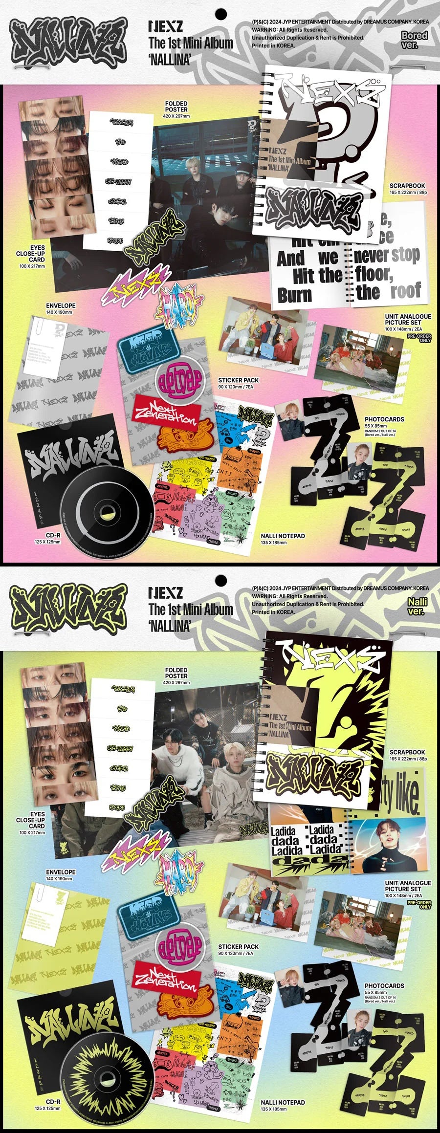 NEXZ - [1st Mini Album] NALLINA