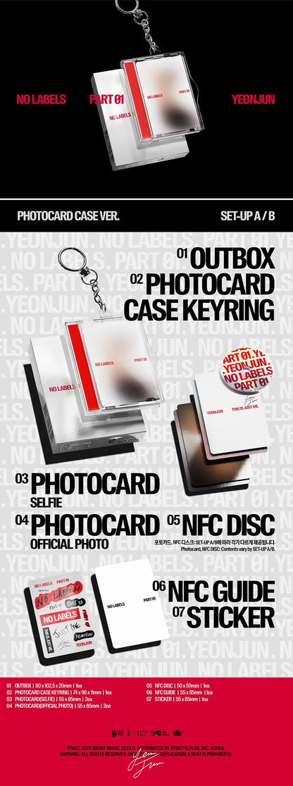 YEONJUN - No Labels: Part 01  [Photocard Case Ver.]